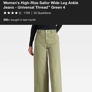 Great quality target wide leg Jean